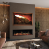 Gazco Onyx Fusion electric fire with realistic flame effect, supplied and installed by Nulty Providers