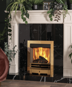 Gazco Onyx Mirage 40i electric fire with realistic flame effect, supplied and installed by Nulty Providers