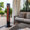 Applications Public Spaces Terrace & Patio Dimensions & Power 135 x 21 x 31,5 cm 3 power settings: 240V 50Hz / 60Hz 800/1700 / 2500W